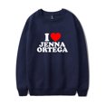 thumbnail image 1 of I Love Jenna Ortega Merch Crewneck Sweatshirts Cosplay Women Men Fashion Casual Streetwear Top, 1 of 6
