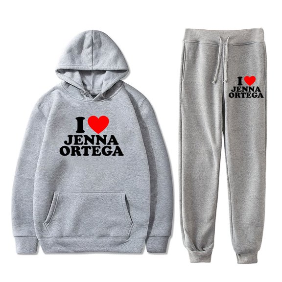 I Love Jenna Ortega Merch Hoodies Jogger Pants Winter Women Men Fashion Streetwear Sweatshirts
