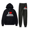 thumbnail image 1 of I Love Jenna Ortega Merch Hoodies Jogger Pants Winter Women Men Fashion Streetwear Sweatshirts, 1 of 6