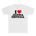 thumbnail image 1 of I Love Jenna Ortega T-Shirts New Logo Tee Cosplay Women Men Fashion Casual Short Sleeve Crewneck Top, 1 of 6