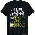 thumbnail image 1 of I Love Jesus And Broccoli T-Shirt, 1 of 4