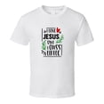thumbnail image 1 of I Love Jesus But I Cuss A Little Tee Christian Faith Funny Novelty T Shirt, 1 of 1