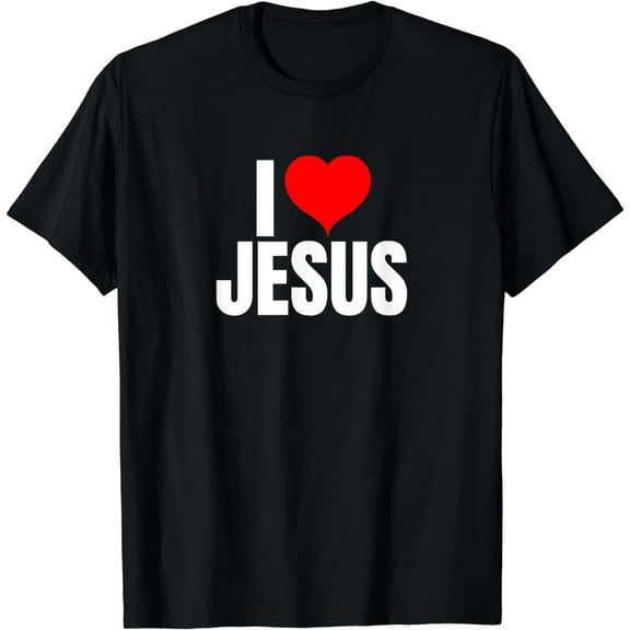 I Love Jesus Christian Faith Love T-Shirt