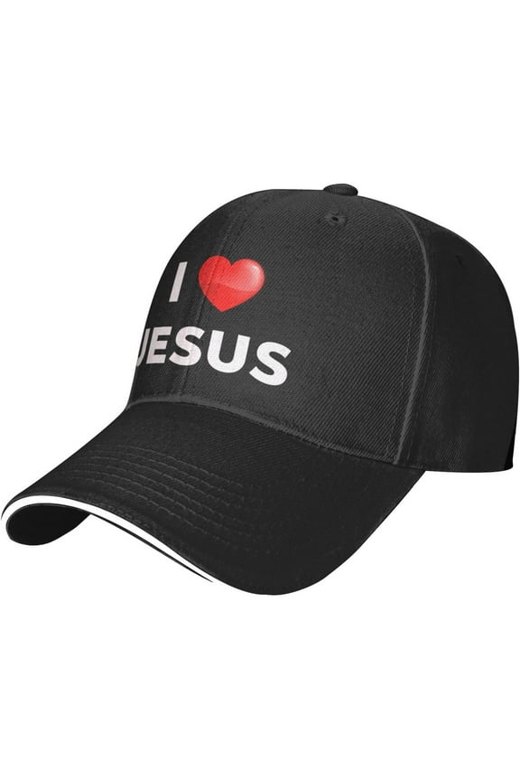 I Love Jesus Hat Jesus Christ Hat Religious Christian Hat God Blessed Hat Adjustable Baseball Cap