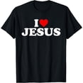 thumbnail image 1 of I Love Jesus - Heart T-Shirt, 1 of 3