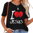 thumbnail image 1 of I Love Jesus T-Shirt, 1 of 5