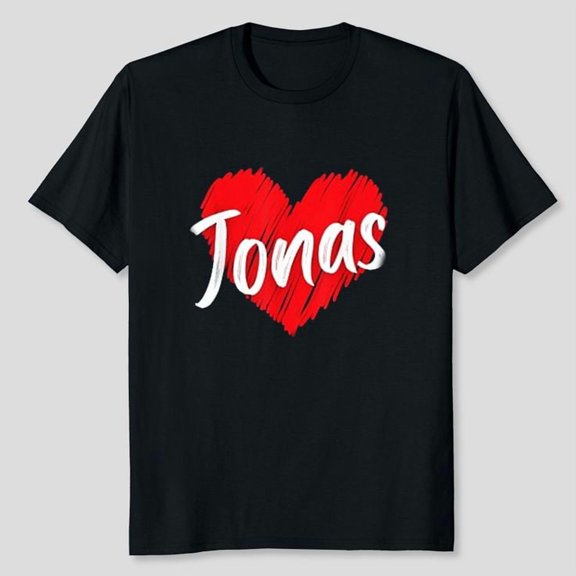I Love Jonas Personalized Jonas T-Shirt Unisex, Sizes S-5XL, Tbun