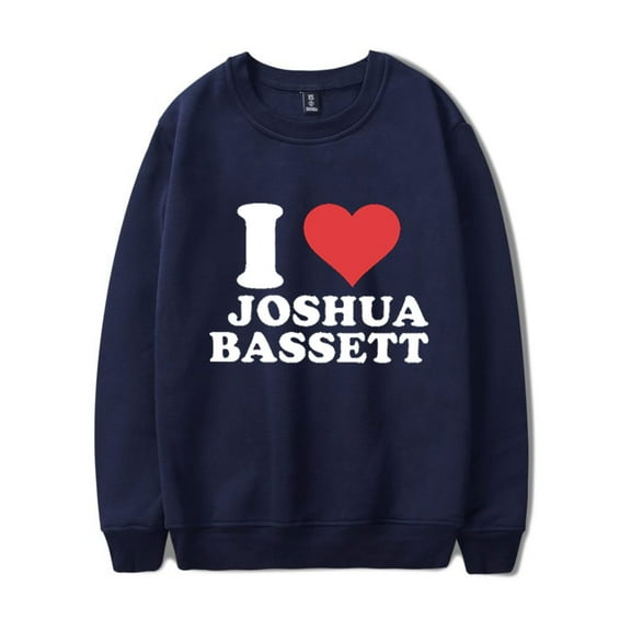 I Love Joshua Bassett Sweatshirt Unisex Long Sleeve Fashion Crewneck Streetwear Clothes