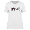 thumbnail image 1 of I Love Karate Design T-Shirt Women -Image by Shutterstock, Female Small, 1 of 2
