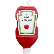 I Love Ketchup Tomato Bottle Christmas Tree Food Ornament