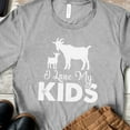 thumbnail image 1 of I Love My Kids Goat Shirt, Goat Lover Gift, Cute Kid Goat Shirts For Men and Women, Funny Farmer Tee, Goat Lover Gift, Funny Goat Kid Shirt (Colors:Athletic Heather; Sizes:XL;), 1 of 1
