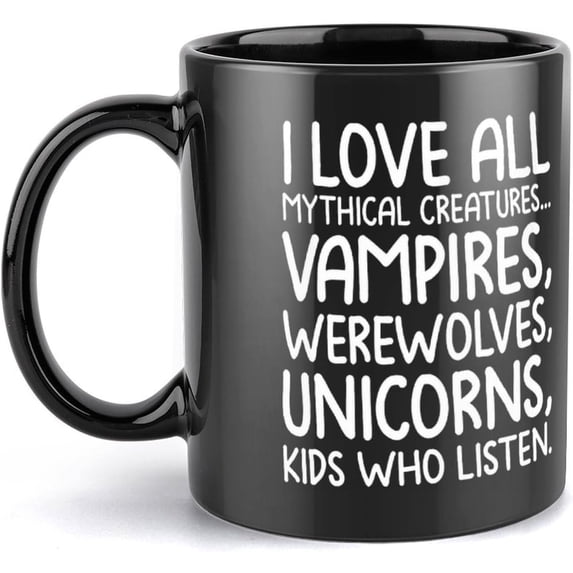 I Love Kids Who Listen Teacher Funny Teacher 11Oz Ceramic Tea Cup Coffee Mug Birthday Christmas Winter Holiday Gifts