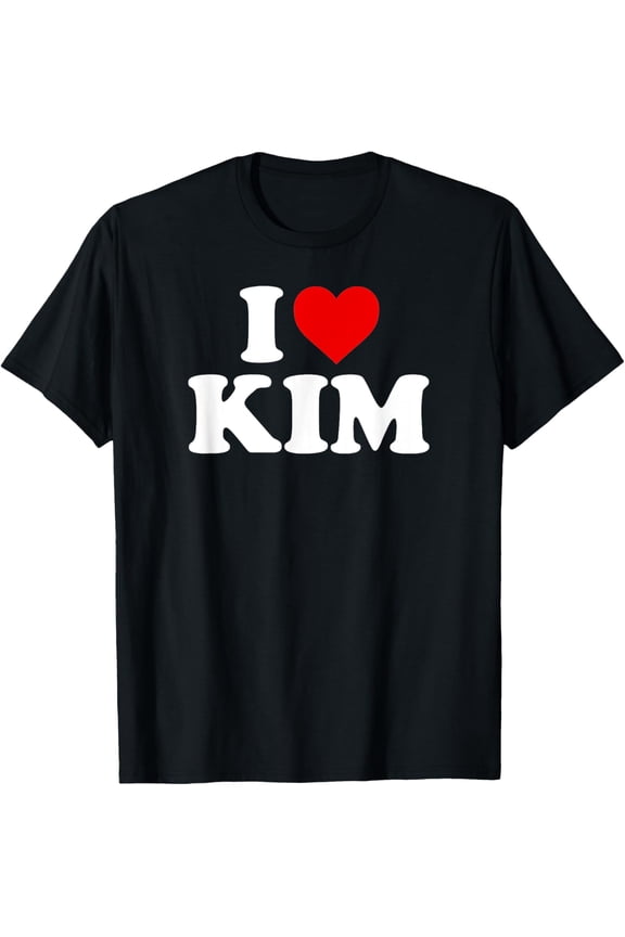 I Love Kim - Heart T-Shirt