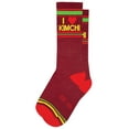 thumbnail image 1 of I Love Kimchi, Gumball Poodle Novelty Gift Socks for Men, Women and Teens, Unisex Crew Socks ( Made in the USA ), 1 of 5