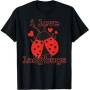 I Love Ladybugs Bugs Biologist Insects T-Shirt