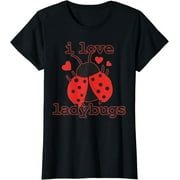 I Love Ladybugs Bugs Biologist Insects T-Shirt
