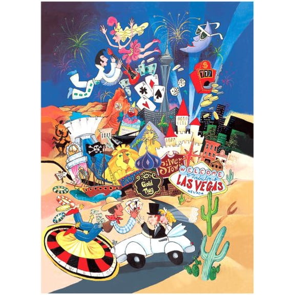 I Love Las Vegas 1000 Piece Puzzle