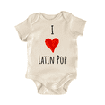 thumbnail image 1 of I Love Latin Pop - Baby Bodysuit, 1 of 6
