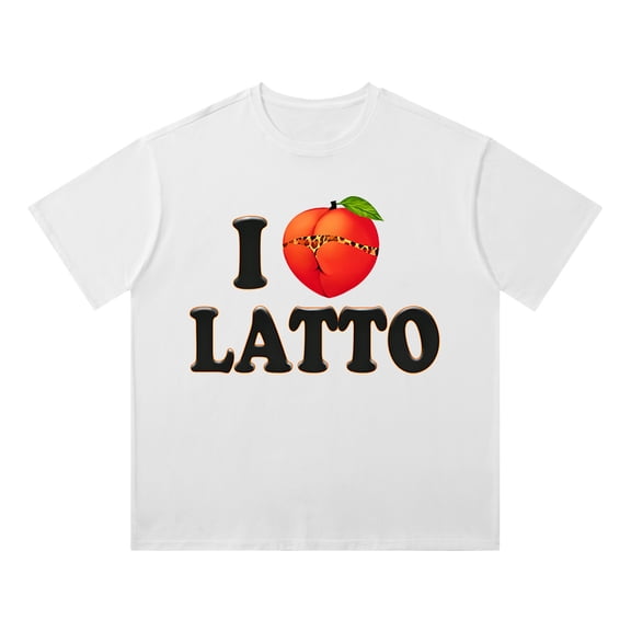 I Love Latto Cotton T-shirt Women Men Short Sleeve Tee Crewneck Tops