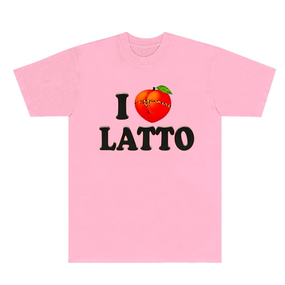I Love Latto T-Shirts Sugar Honey Iced Tea Album Merch Tee Women Men Fashion Streetwear Short Sleeve