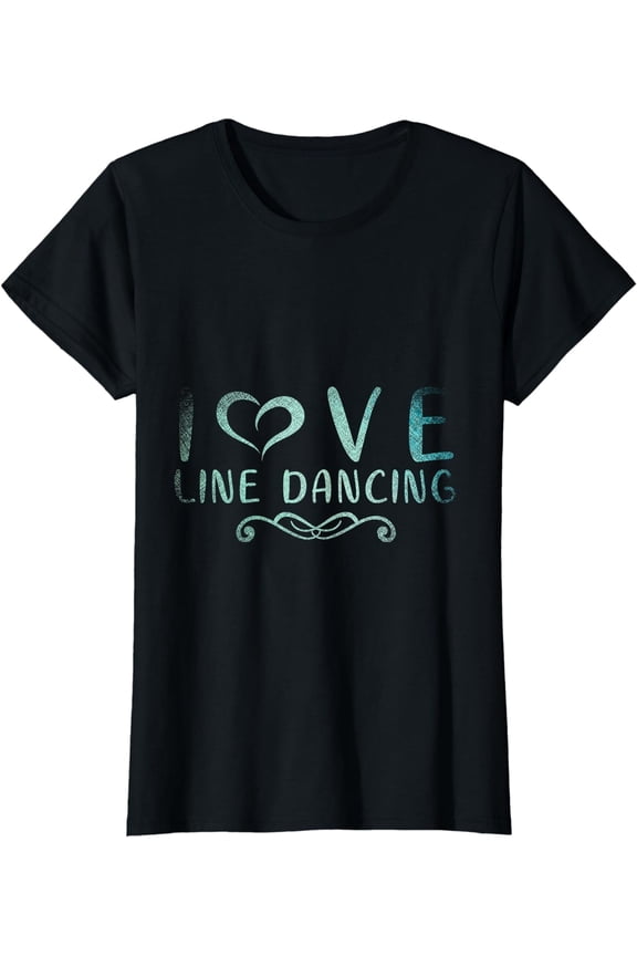 I Love Line Dancing Line Dance T-Shirt