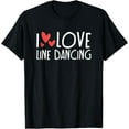 thumbnail image 1 of I Love Line Dancing T-Shirt, 1 of 4