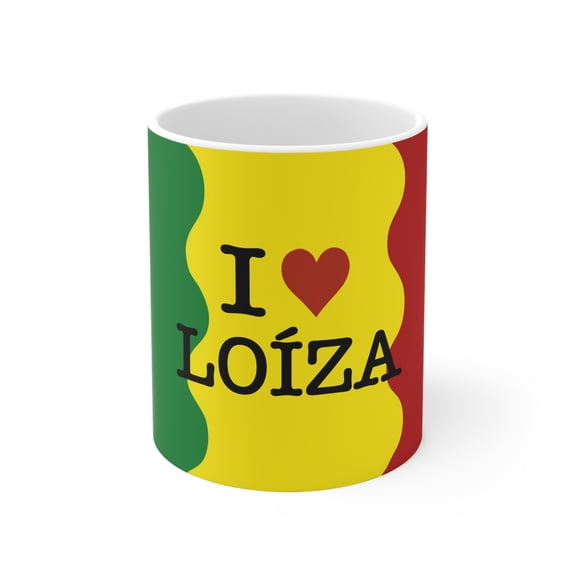 I Love Loiza,  Puerto Rico Ceramic Mug 11oz