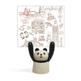 thumbnail image 1 of I Love London Britain Big Ben Bus Memo Holder Cartoon Animal Panda Stand Decoration, 1 of 3
