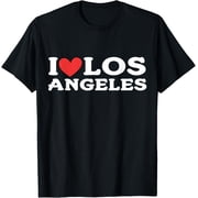 I Love Los Angeles T-Shirt men and women can wear, black, white, gifts