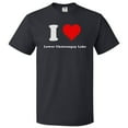 thumbnail image 1 of I Love Lower Chateaugay Lake T shirt I Heart Lower Chateaugay Lake Gift, 1 of 2