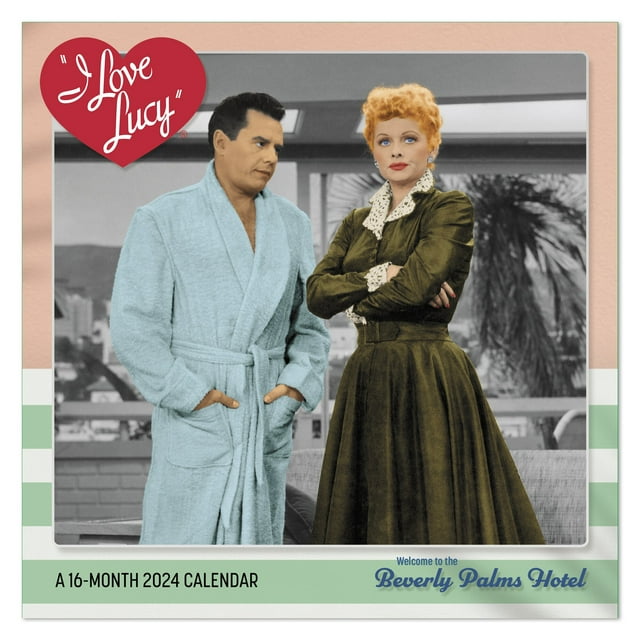 I Love Lucy 2024 Mini Monthly Wall Calendar 7 x 7 Wall Calendars