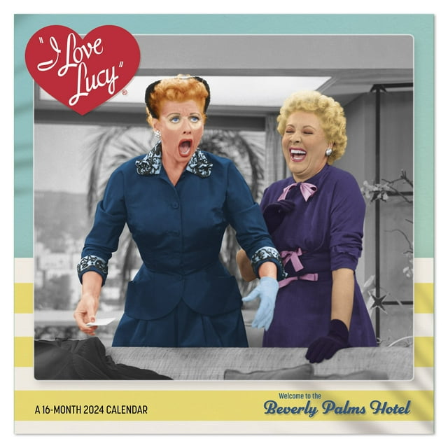 I Love Lucy 2024 Monthly Wall Calendar 12 x 12 Wall Calendars