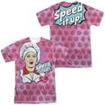 thumbnail image 1 of I Love Lucy All Over Speed It Up Unisex Adult Sublimated Costume T Shirt (Front/Back), 3X-Large Multicolor, 1 of 2