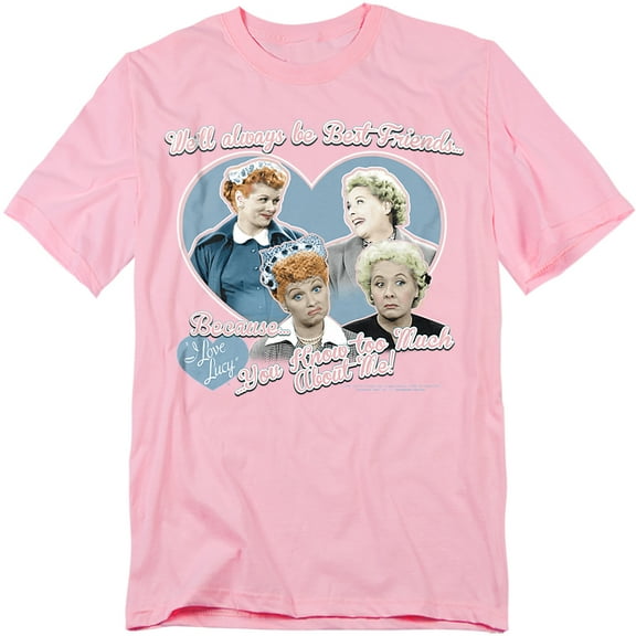 I Love Lucy T-Shirt Always Best Friends Unisex Graphic Tee For Men & Women