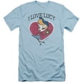 thumbnail image 1 of I Love Lucy Baseball Diva S/S Adult 30/1 T-Shirt Light Blue, 1 of 2
