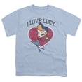 thumbnail image 1 of Trevco Sportswear  I Love Lucy Baseball Diva Youth Short Sleeve T-Shirt, Light Blue - Extra Large, 1 of 2