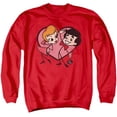 thumbnail image 1 of I Love Lucy - Cartoon Love - Crewneck Sweatshirt - Small, 1 of 2