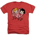 thumbnail image 1 of I Love Lucy - Cartoon Love - Heather Short Sleeve Shirt - Medium, 1 of 2