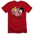 thumbnail image 1 of I Love Lucy & Cartoon Love - Premuim Canvas Adult Slim Fit 30-1 T-Shirt, Red - Extra Large, 1 of 1