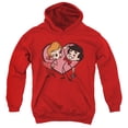 thumbnail image 1 of I Love Lucy Cartoon Love Youth Pullover Hoodie Sweatshirt Red, 1 of 1