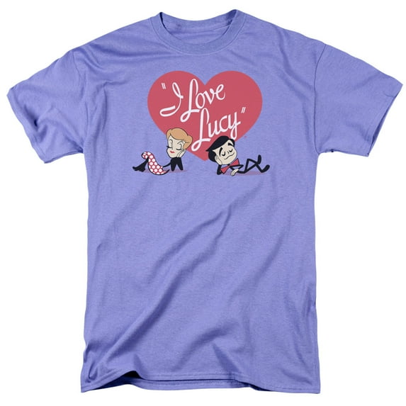 I Love Lucy Content S/S Adult 18/1 T-Shirt Lavendar