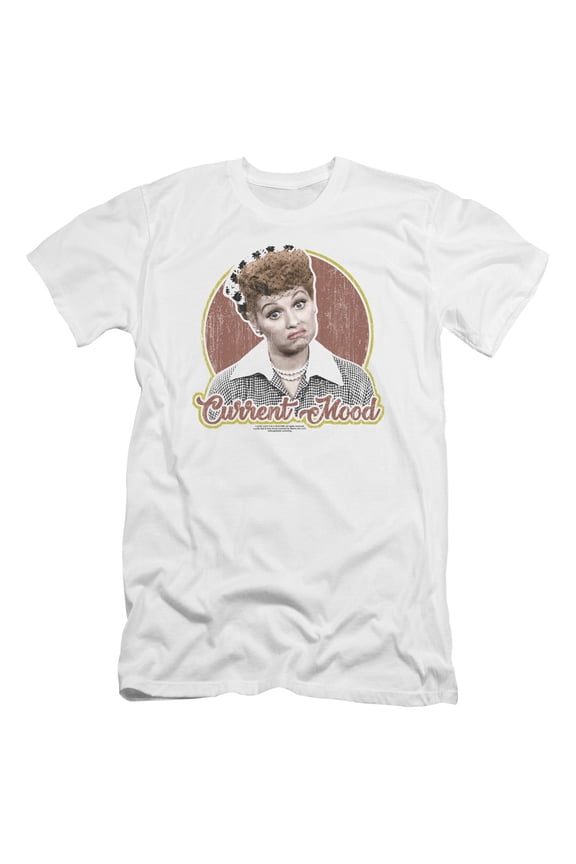 I Love Lucy - Current Mood - Premium Slim Fit Short Sleeve Shirt - Small