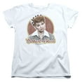 thumbnail image 1 of I Love Lucy Current Mood S/S Women's T-Shirt White, 1 of 1
