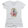 thumbnail image 1 of I Love Lucy Dreamy! Junior Women's T-Shirt V-Neck White, 1 of 1