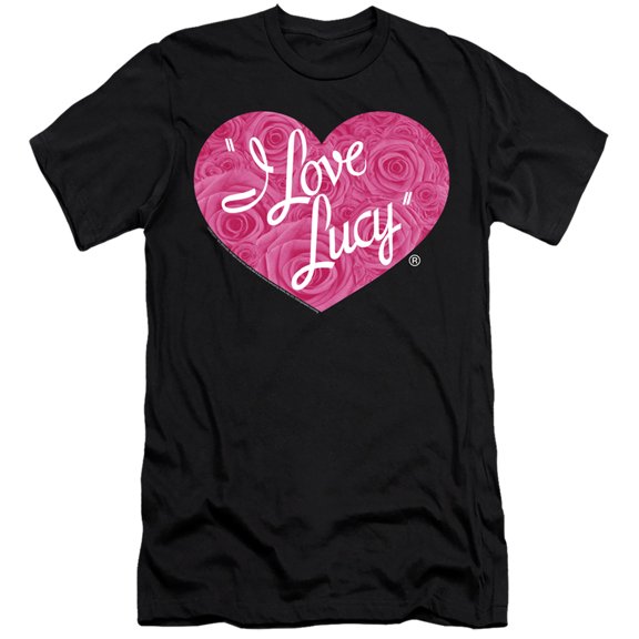 I Love Lucy FLord of the Ringsal Logo Premium Canvas Adult Slim Fit 30/1 T-Shirt Black