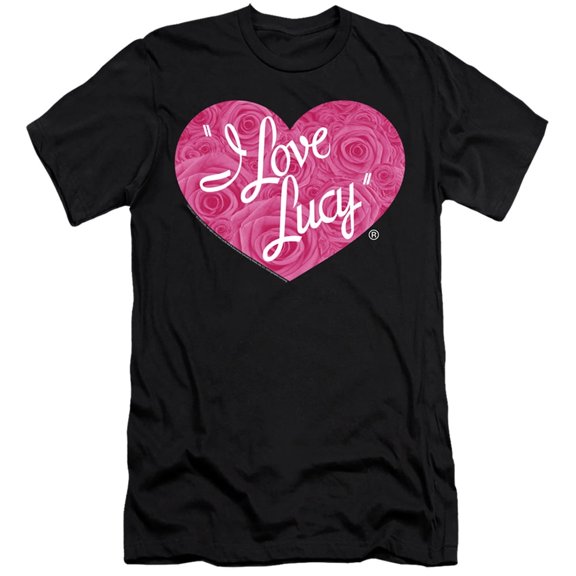 I Love Lucy FLord of the Ringsal Logo Premium Canvas Adult Slim Fit 30/1 T-Shirt Black