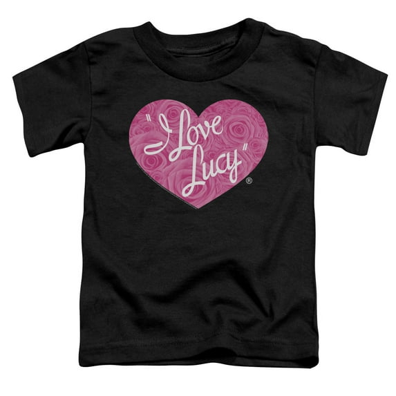 I Love Lucy - Floral Logo - Toddler Short Sleeve Shirt - 4T