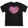 thumbnail image 1 of I Love Lucy - Floral Logo - Youth Short Sleeve Shirt - Medium, 1 of 2