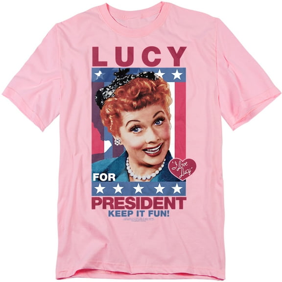 I Love Lucy T-Shirt For President Unisex Graphic Tee For Men & Women
