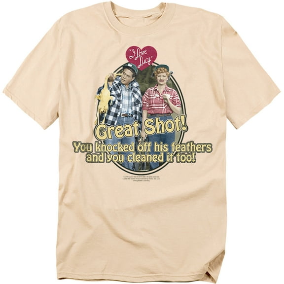 I Love Lucy T-Shirt Great Shot Unisex Graphic Tee For Men & Women